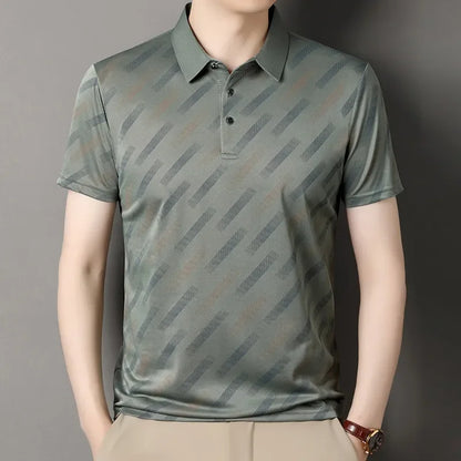ANTHONY PATTERNED POLO SHIRT