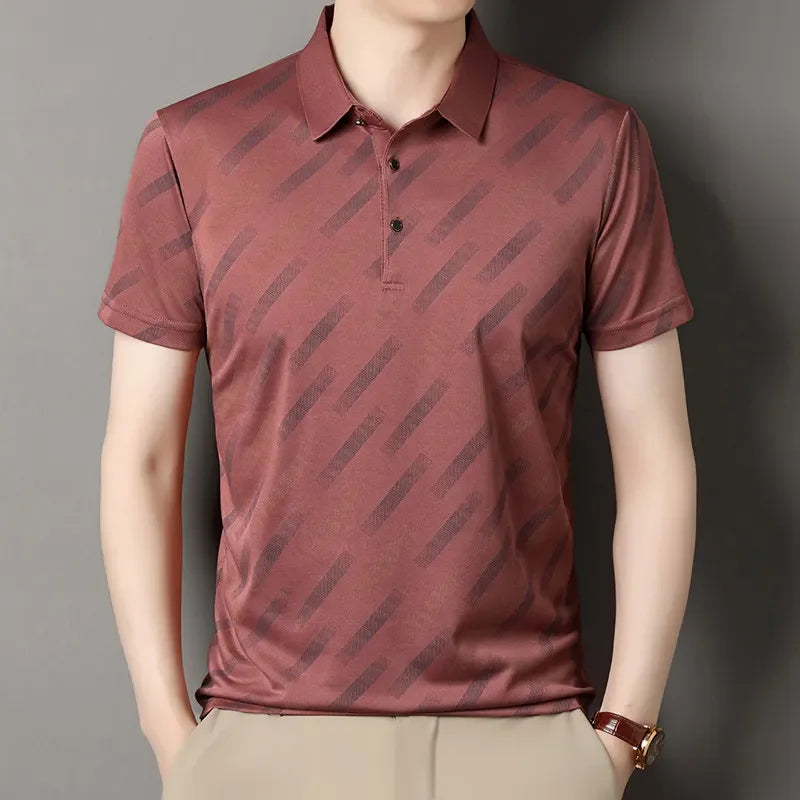 ANTHONY PATTERNED POLO SHIRT