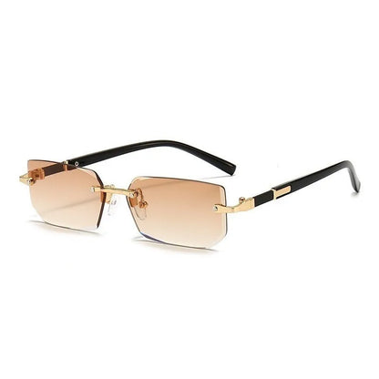 CAMERON RIMLESS RETRO SUNGLASSES
