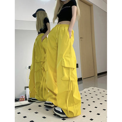 WIDE LEG CARGO PANTS